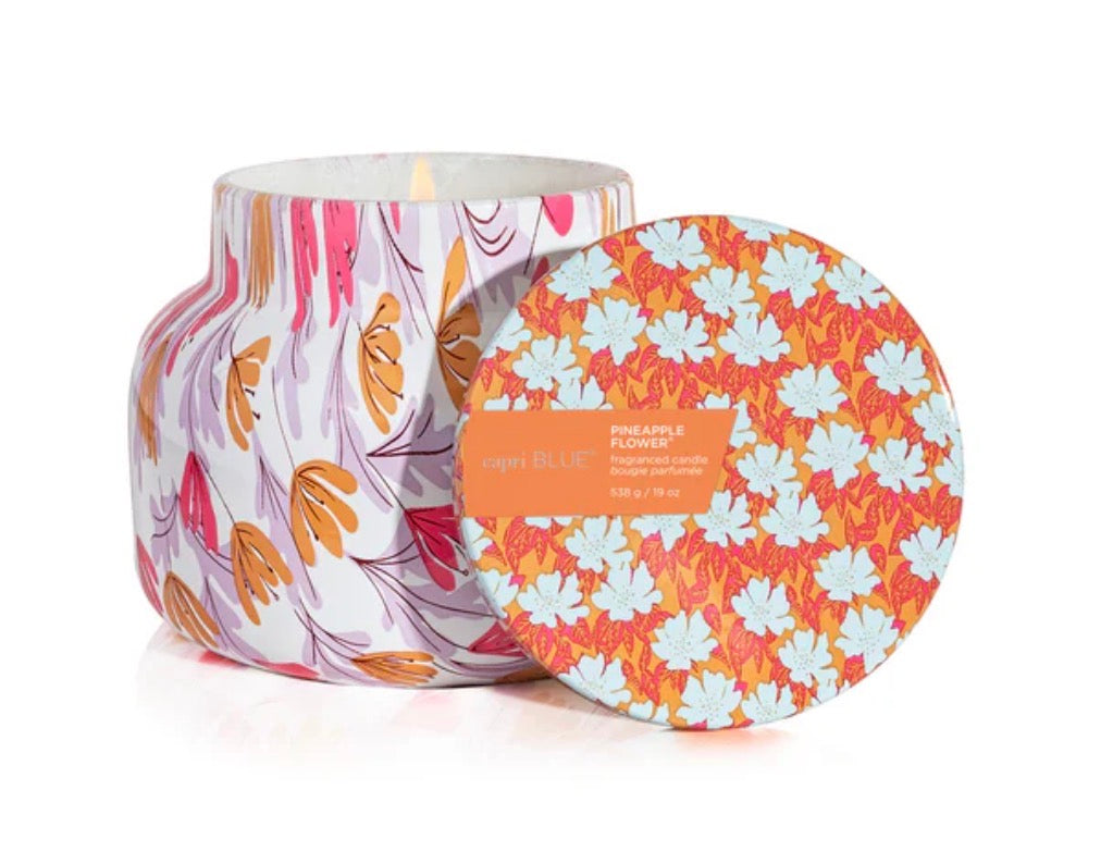 Pattern Play Pineapple Flower Candle