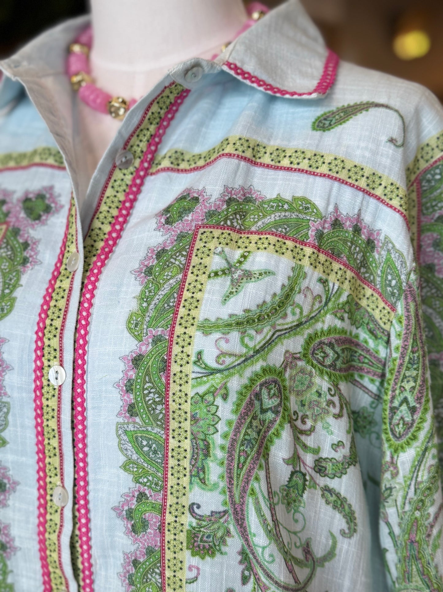Paisley Shift Dress