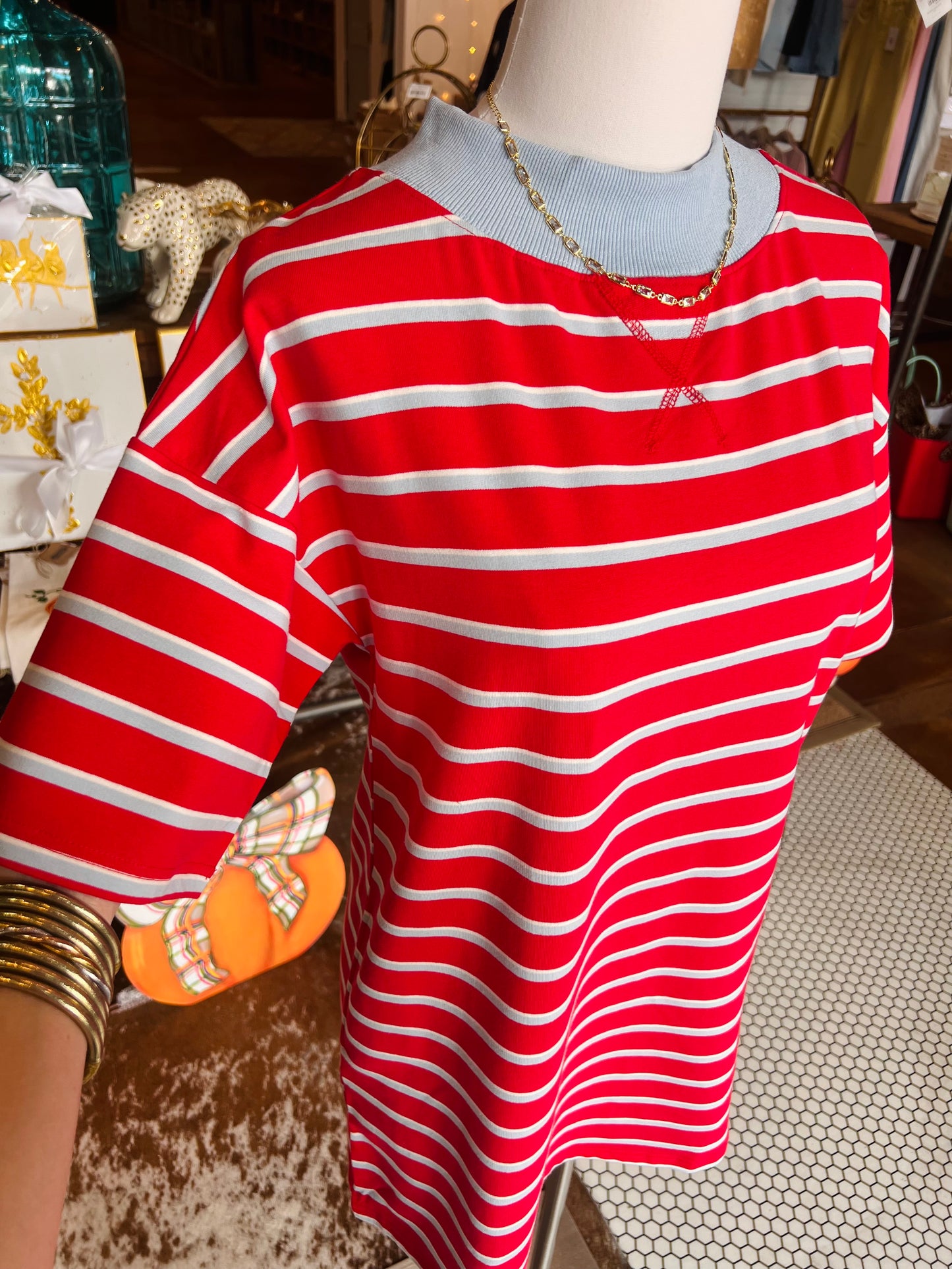 Mock Neck Spirit Dress