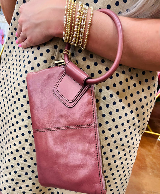 Sable Wristlet- Rosewood