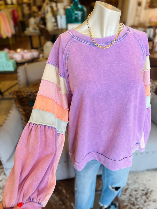 Pretty in Purple Pullover