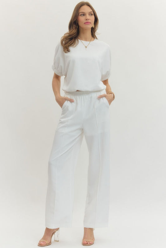Classic White Pants