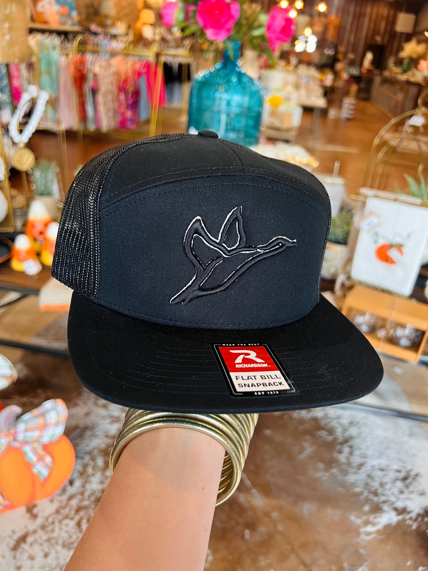 Icon Embroidered Hat- Black Ghost