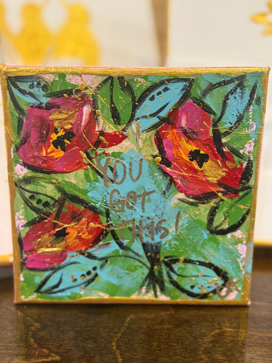 6x6 Floral CytaArt Canvas