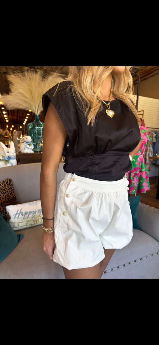 Bubble Hem Shorts
