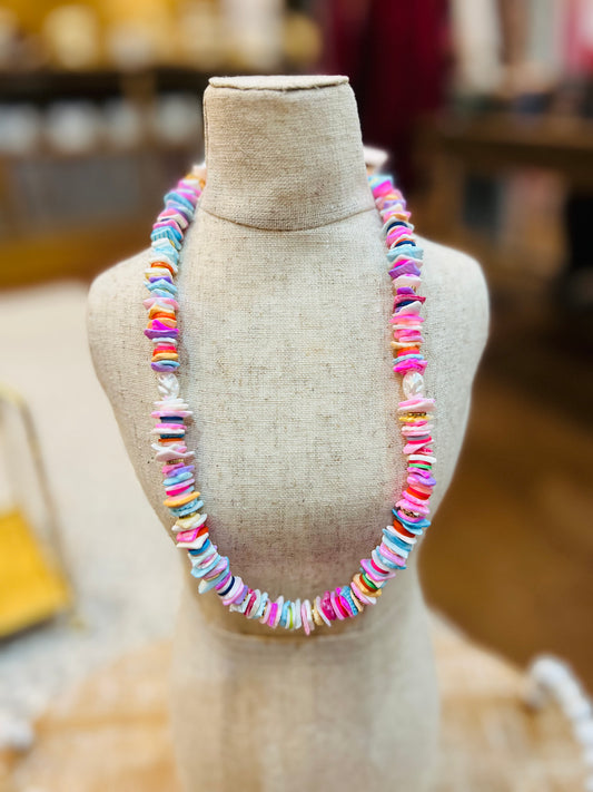 Pastel Party Gemstone Necklace