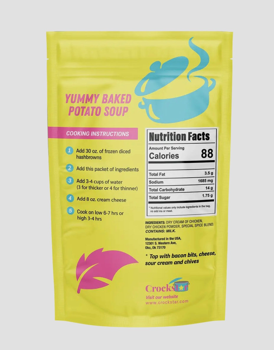 Crockstar Yummy Baked Potato Soup