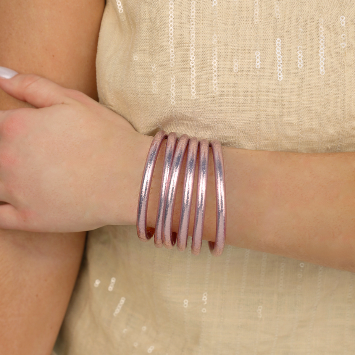 Ice Rose All Weather Bangles