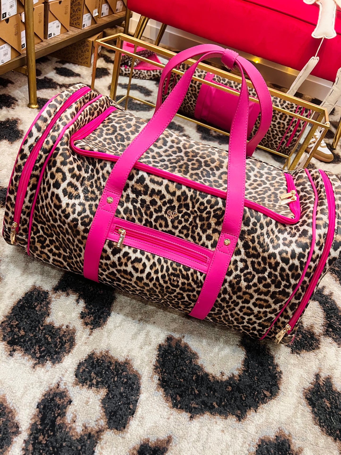 Fierce Leopard Signature Duffel