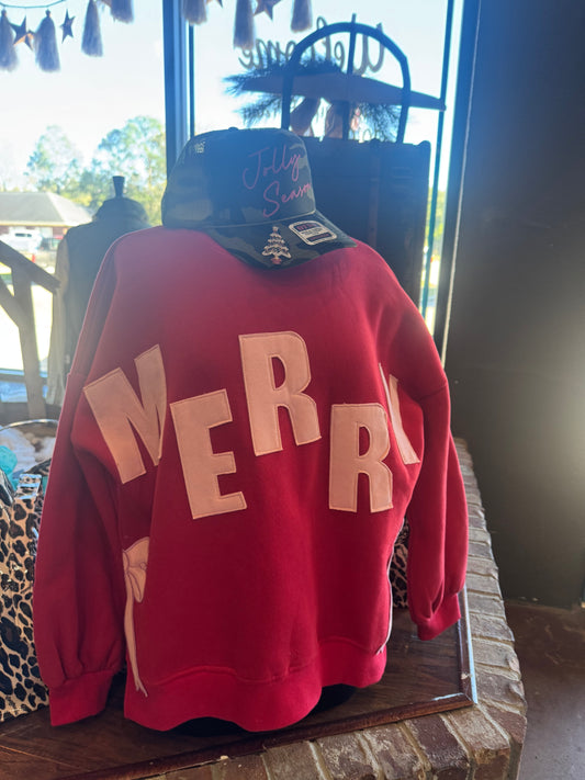 Merry in Bows Sweatshirt