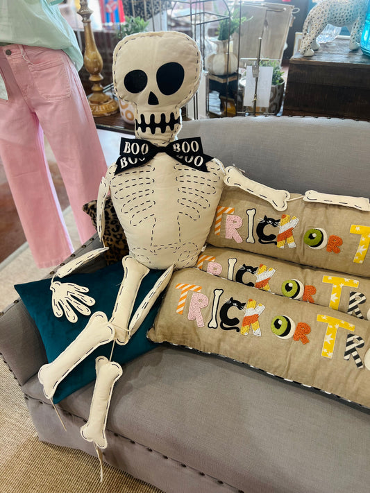Stuffed Skeleton Sitter
