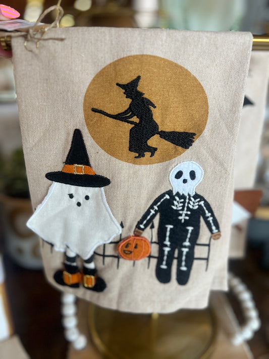 Trick or Treaters Applique Towel