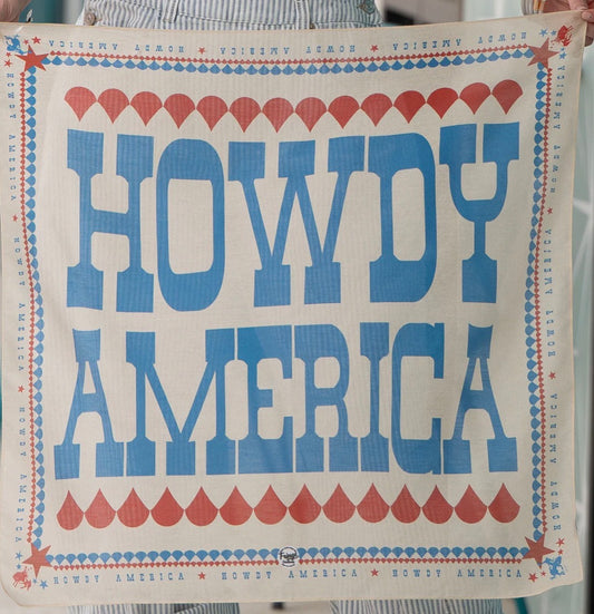 Howdy America- Bandana