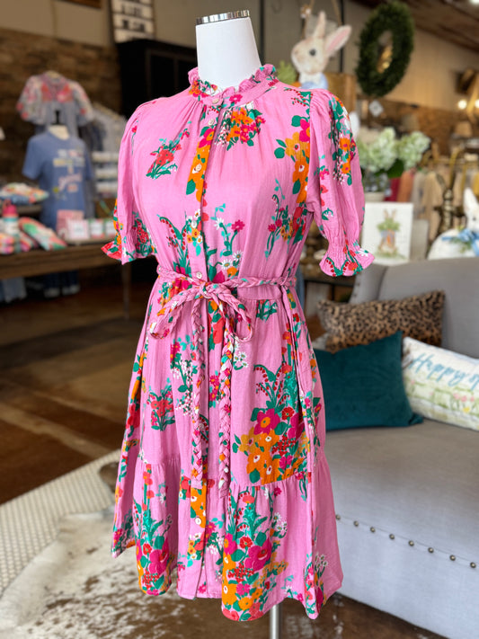 Floral Gauze Dress
