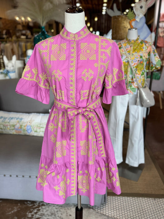Cross Stitched Dress