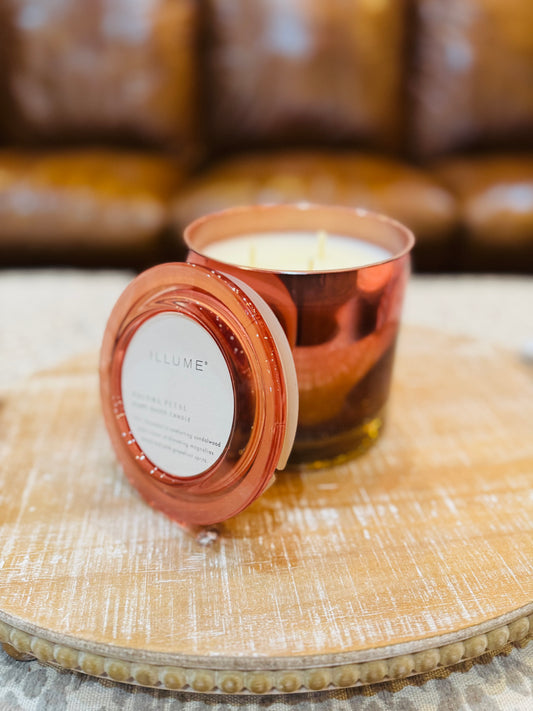 Paloma Petal Statement Glass Candle