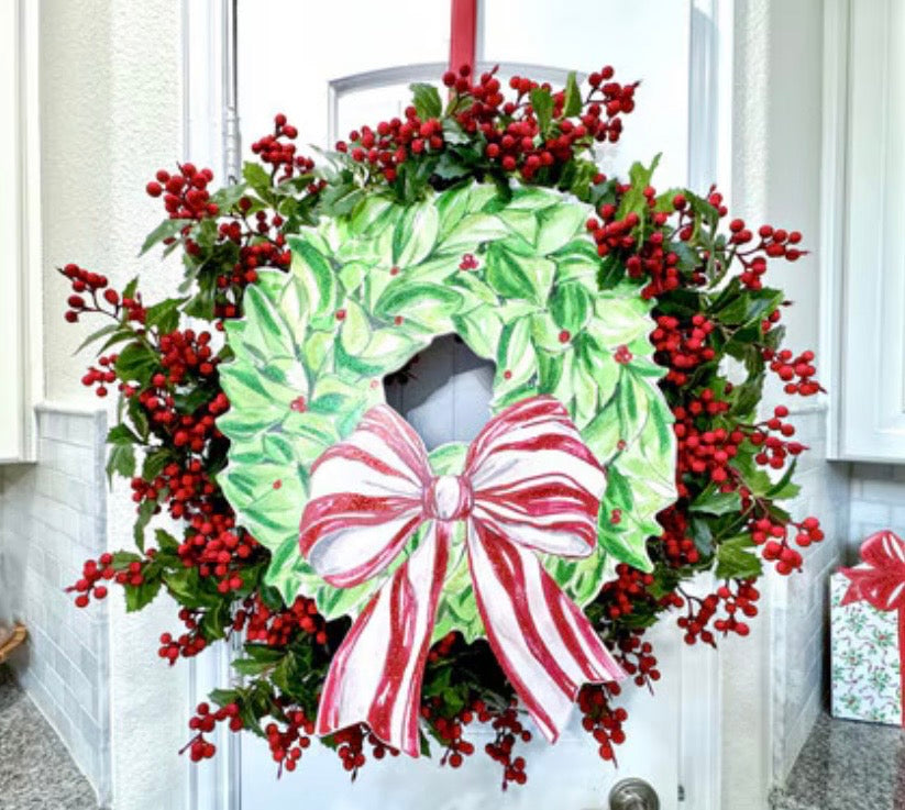 Traditional Tidings Door Hanger
