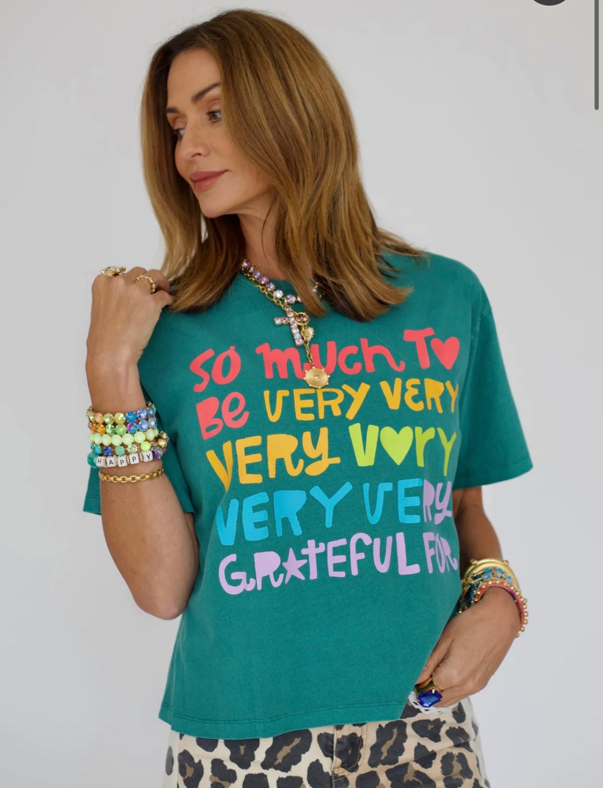 So Very Grateful Cropped Tee