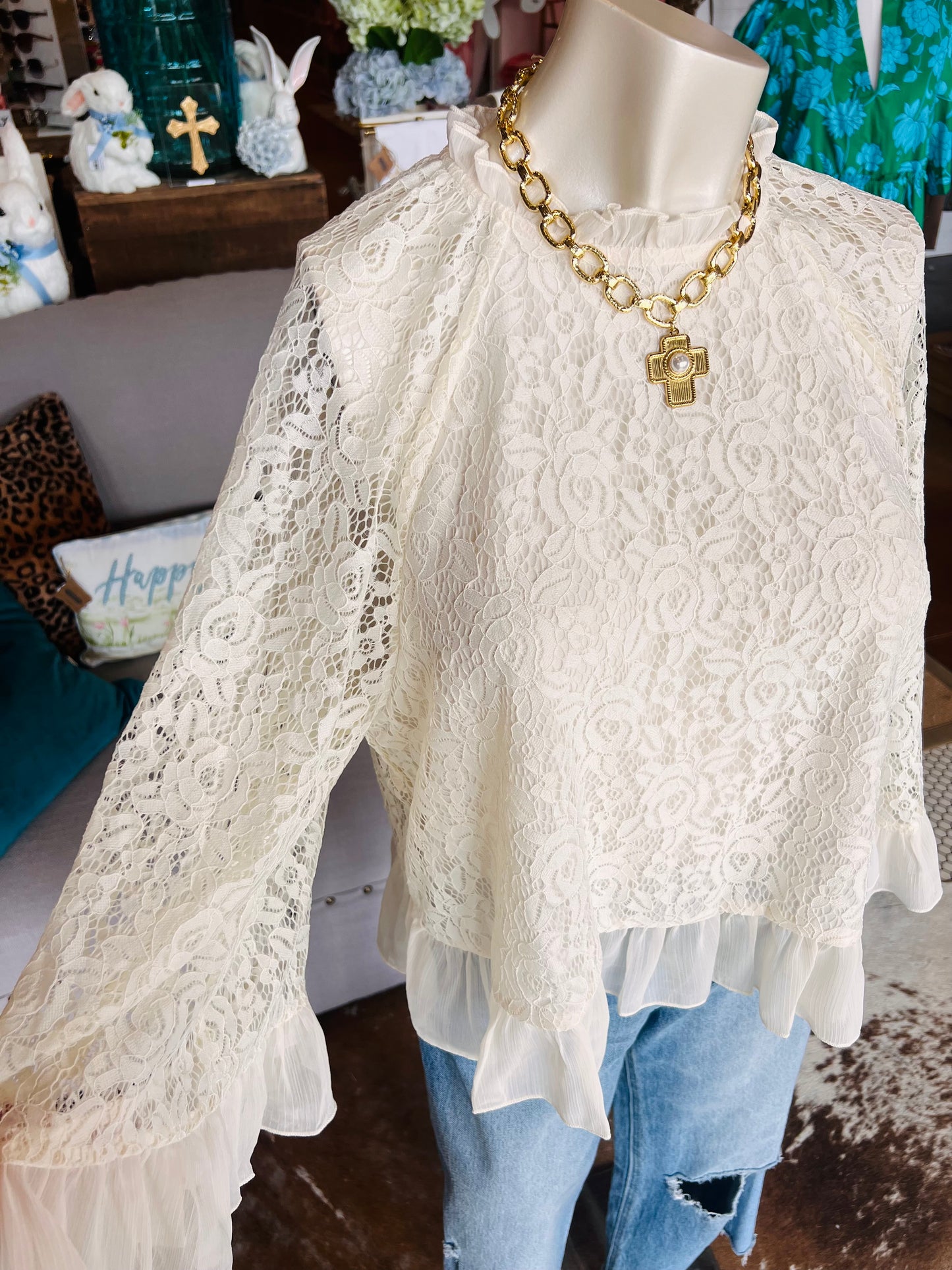 Spring Lace Top