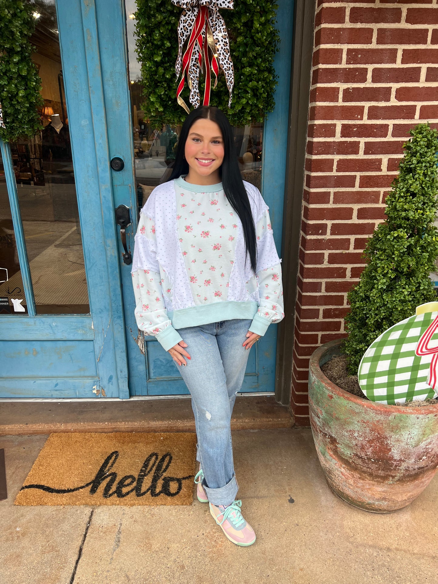 Ditsy Flower Sweatshirt