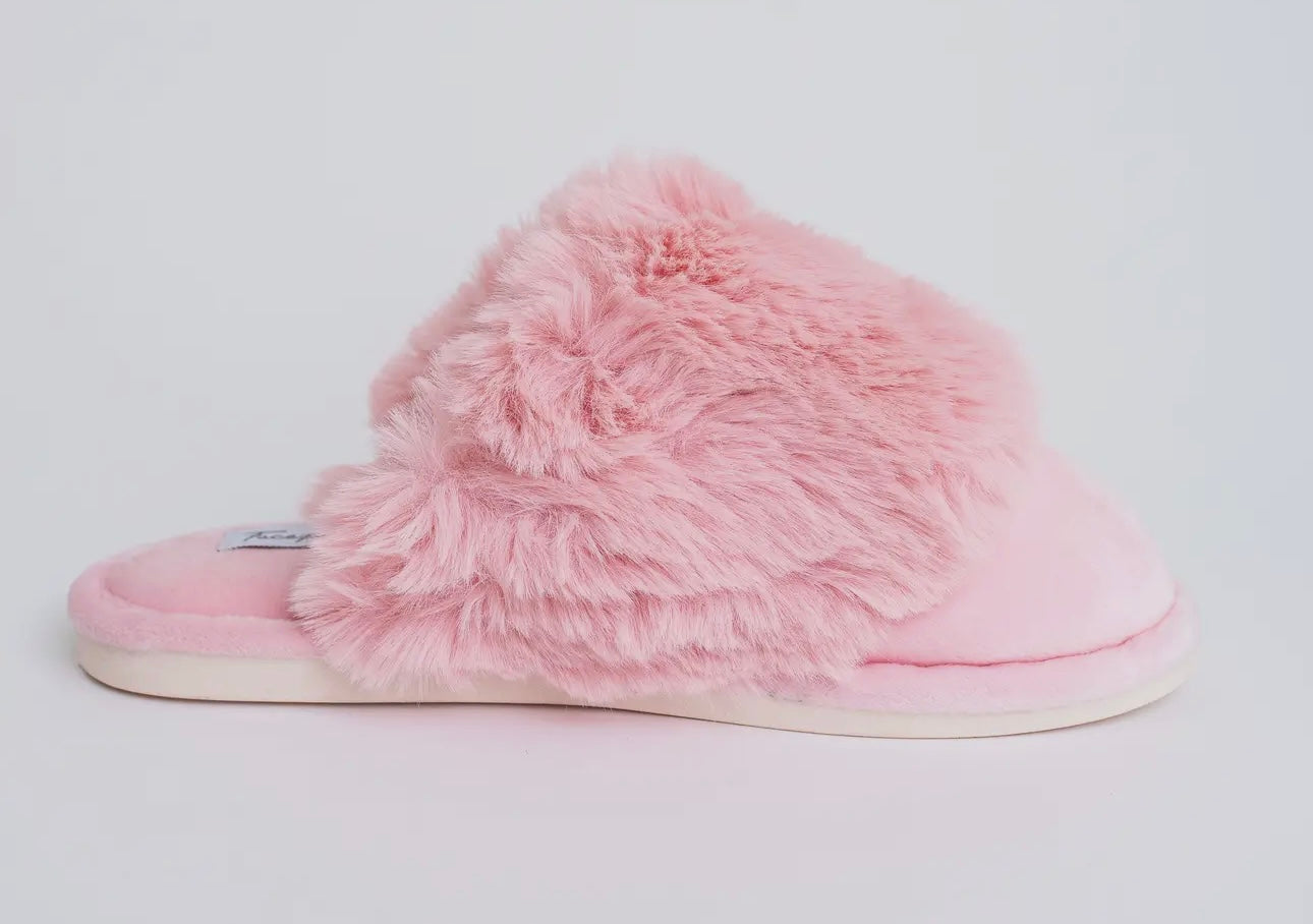 Faceplant Furry Slippers