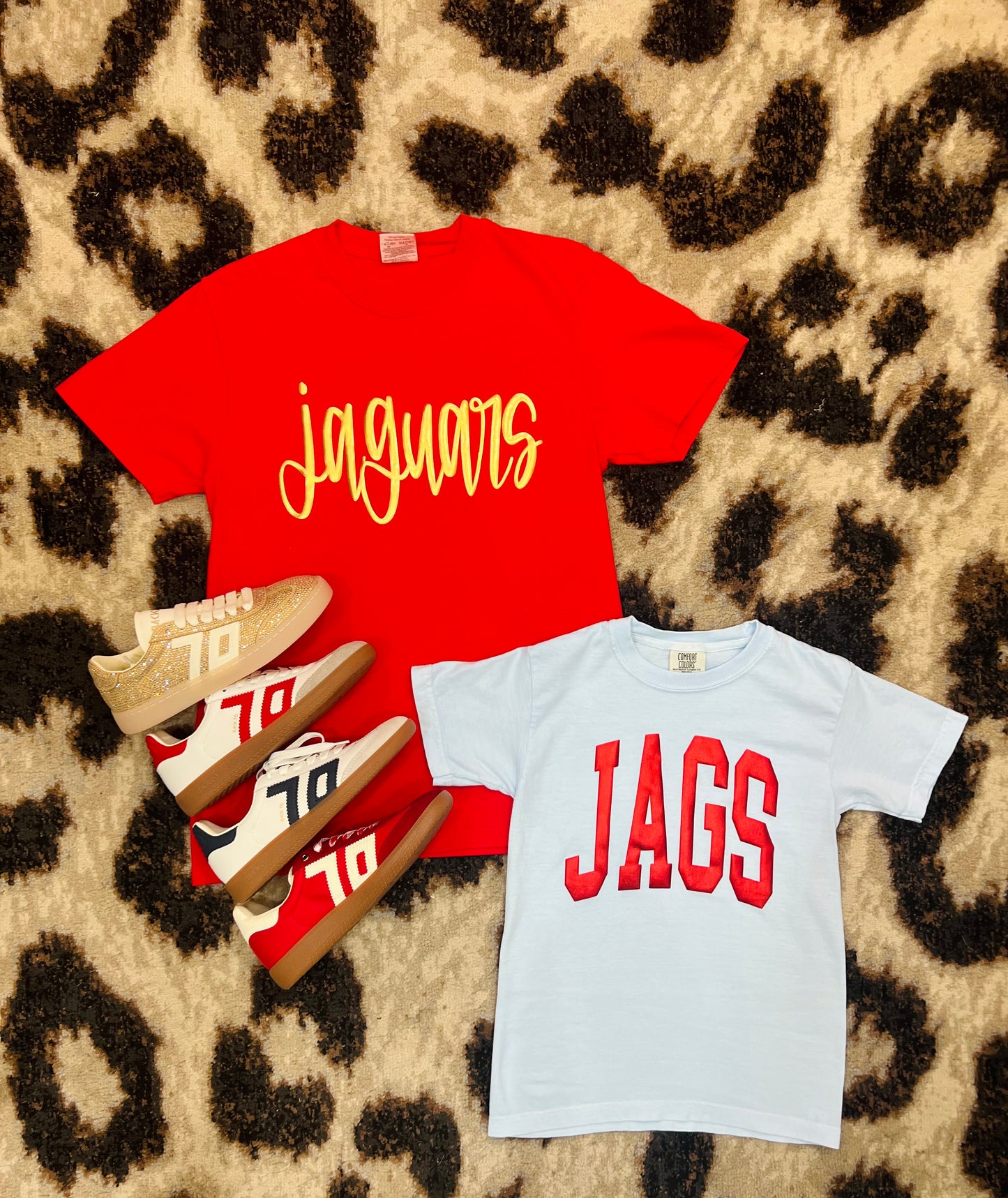 Metallic Gold Jaguars Tee