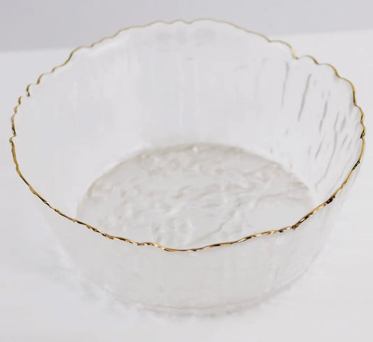 Marguerite Glass Serving Bowl