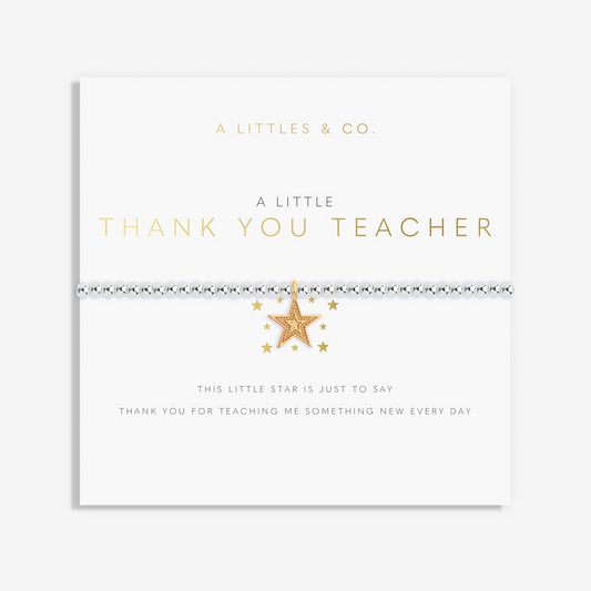 Thank You Teacher- Silver