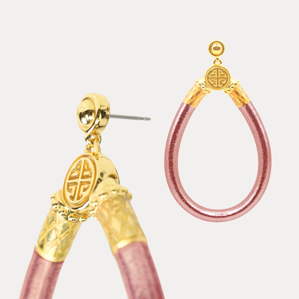 Rose Gold All Weather Earrings
