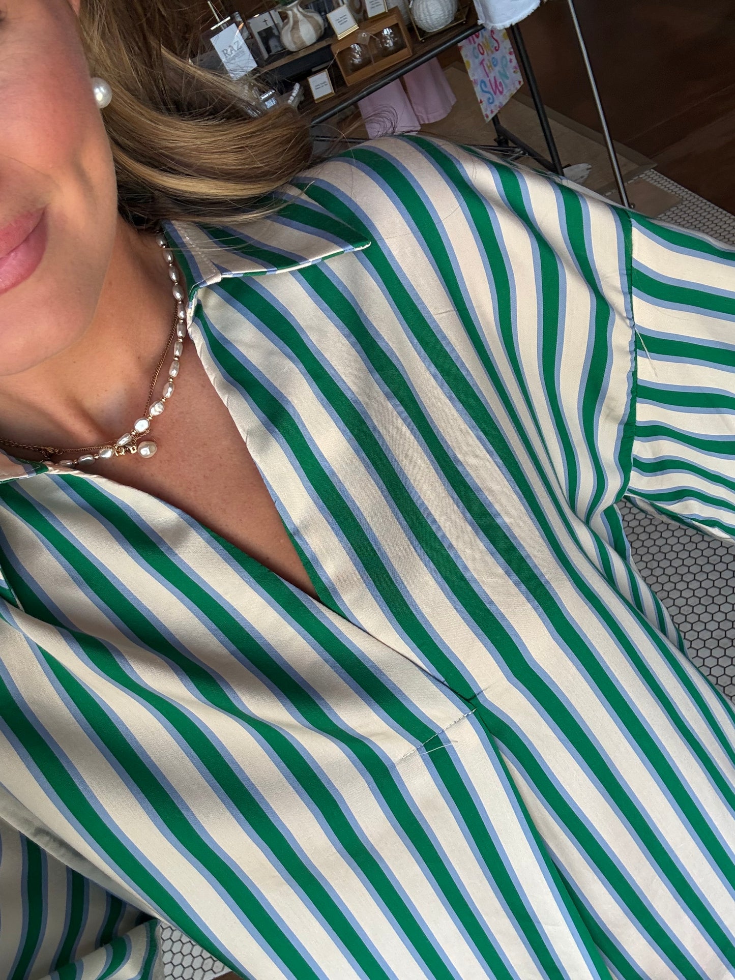 Kelley Stripes Dress