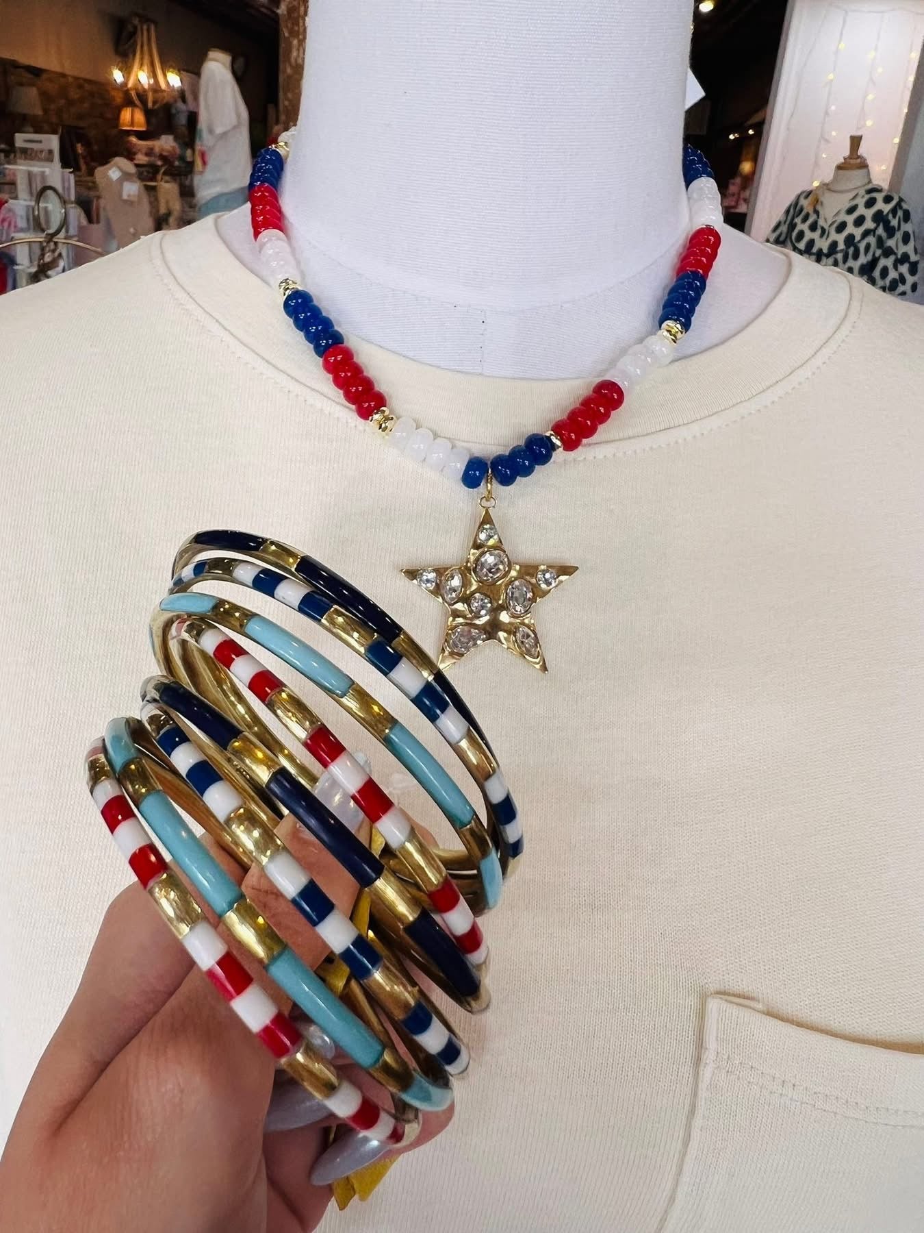 JTO American Sparkle Necklace
