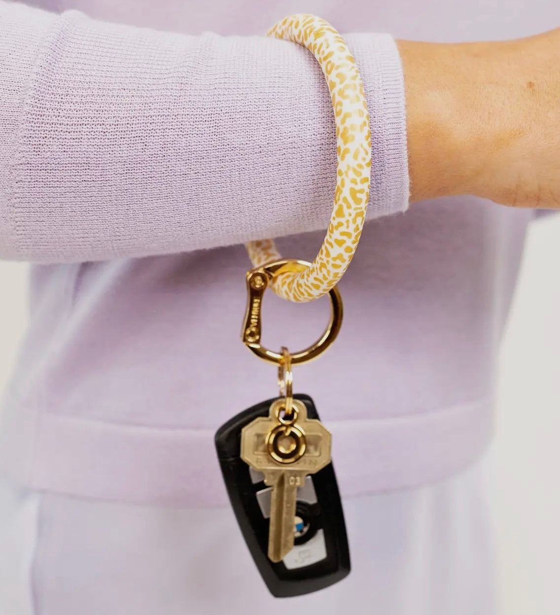 Big O® Key Ring - Gold Rush Cheetah