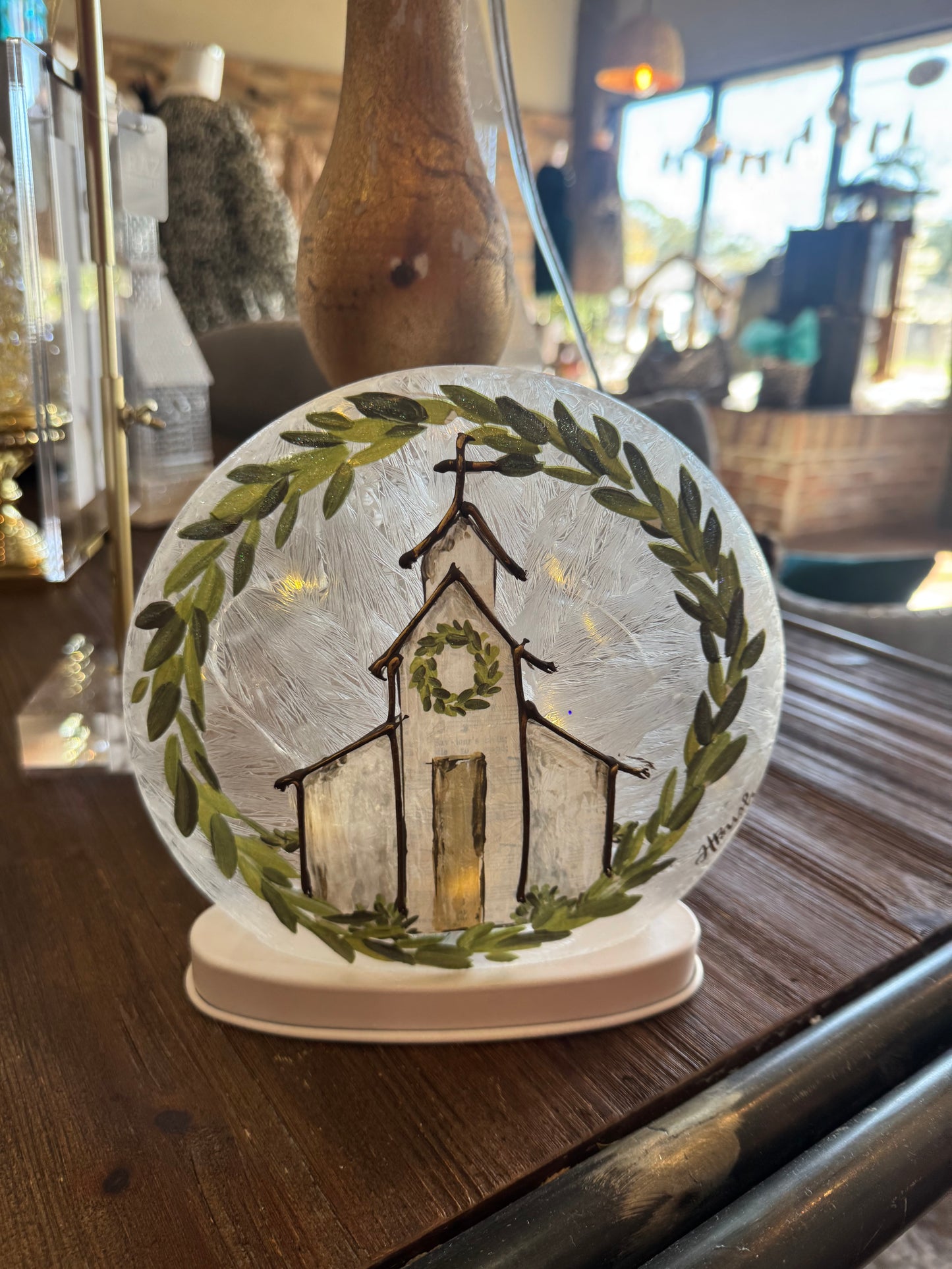8" Lighted Church Disc