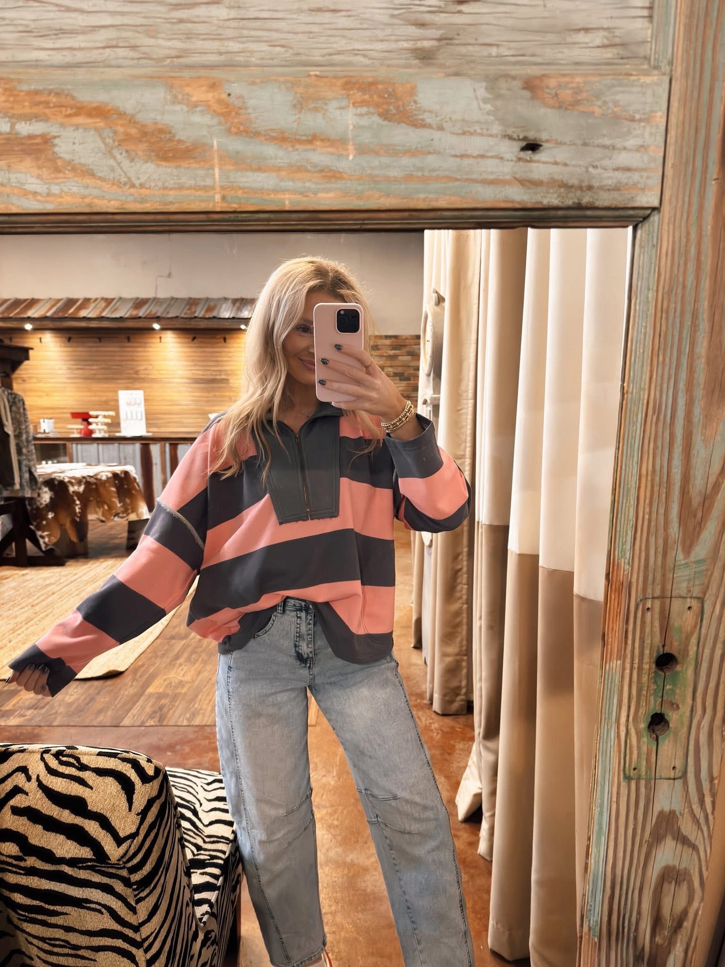 Vintage Striped Pullover