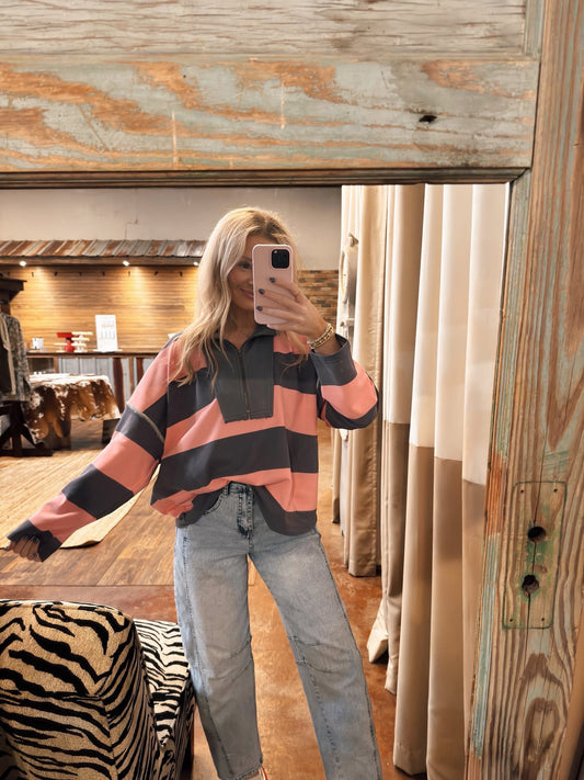 Vintage Striped Pullover