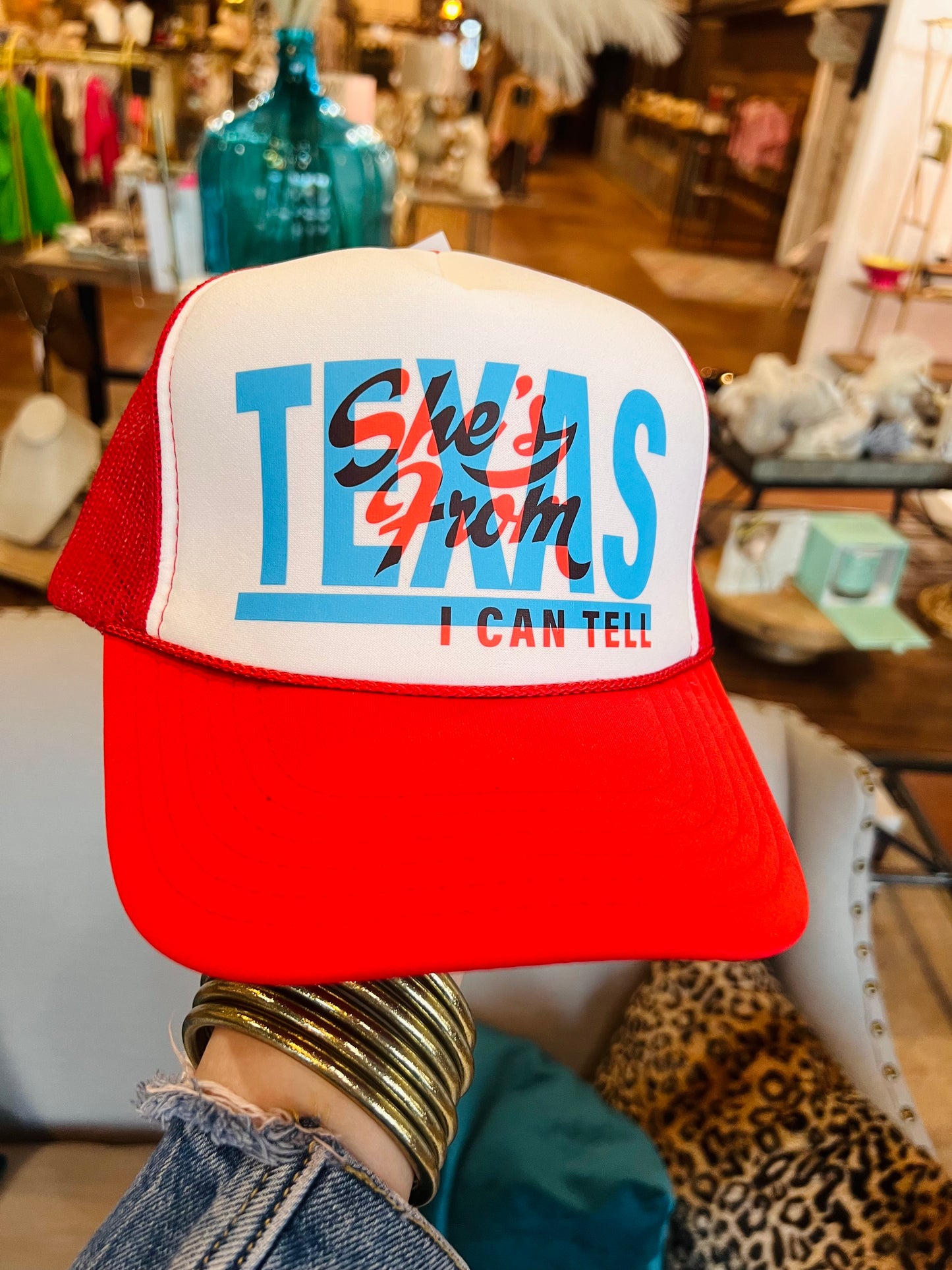 She's From Texas Trucker Hat