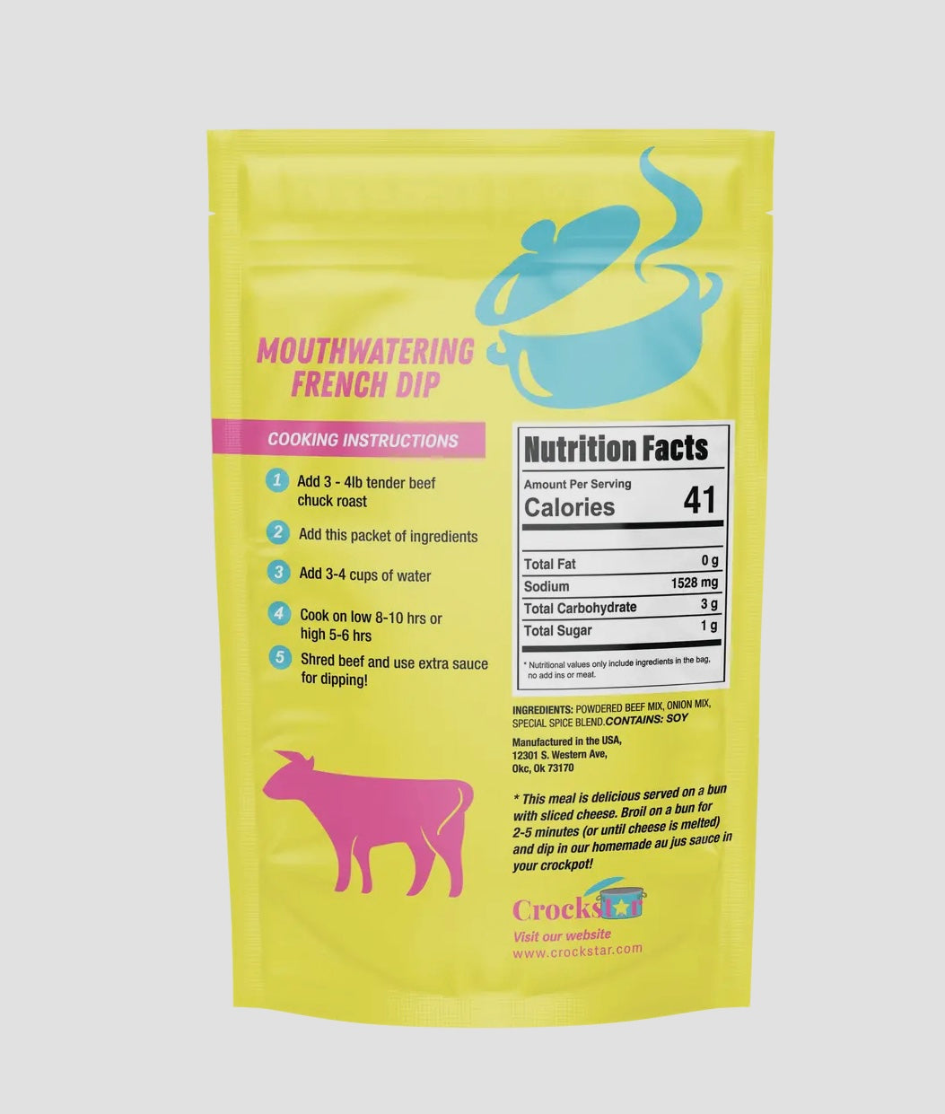 Crockstar Mouthwatering French Dip