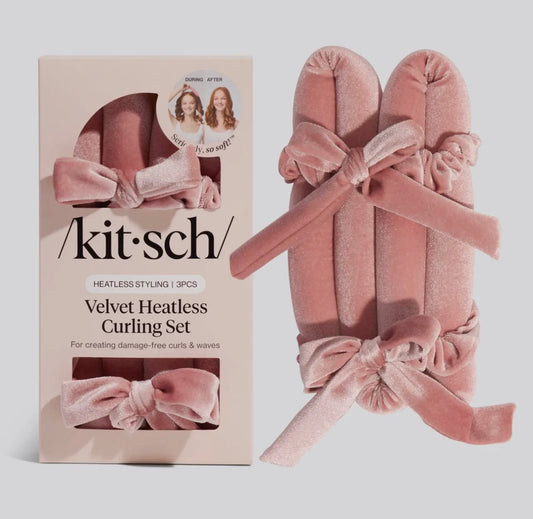 Velvet Heatless Curling Set