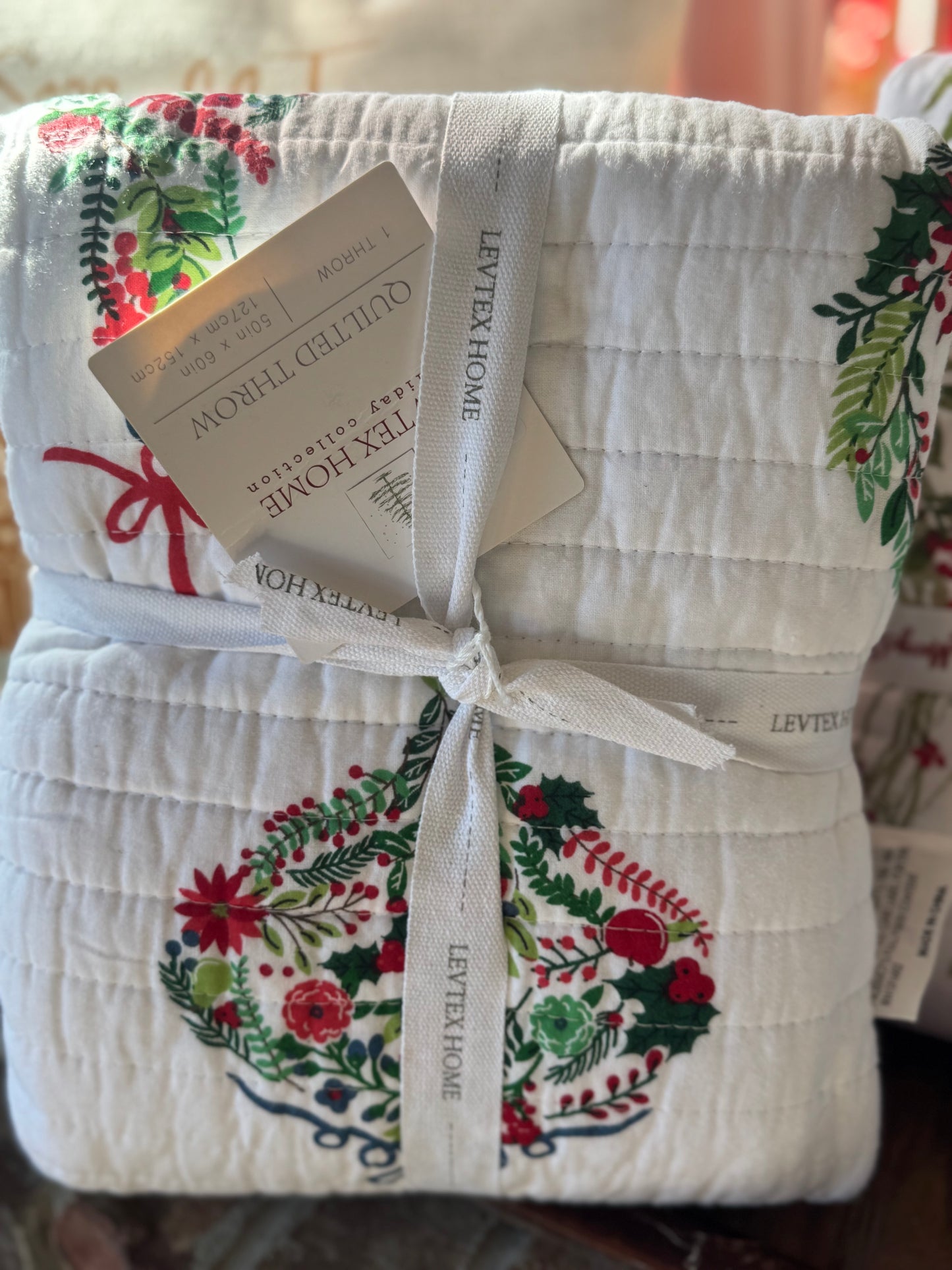 Merry & Bright Quilted Throw