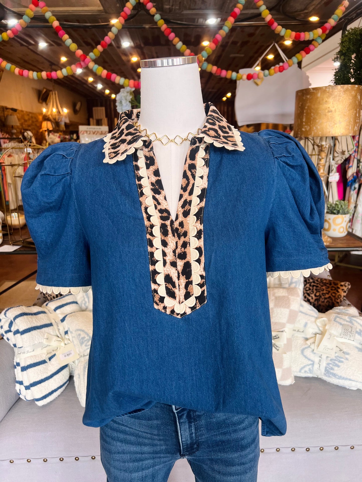 Wild About Denim Top