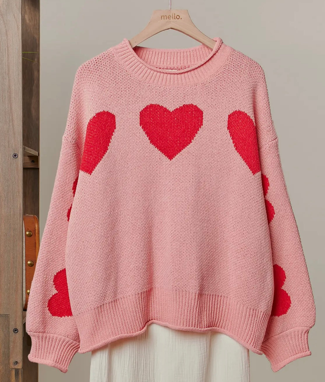 Hearts All Around Sweater