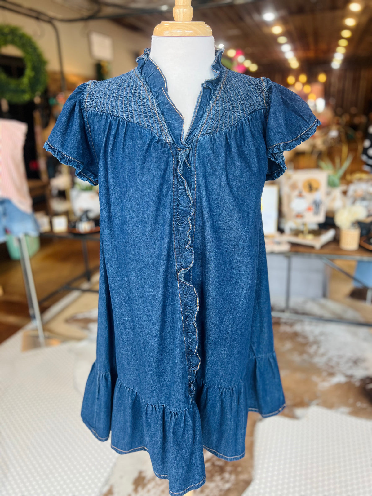 Double Take Denim Dress