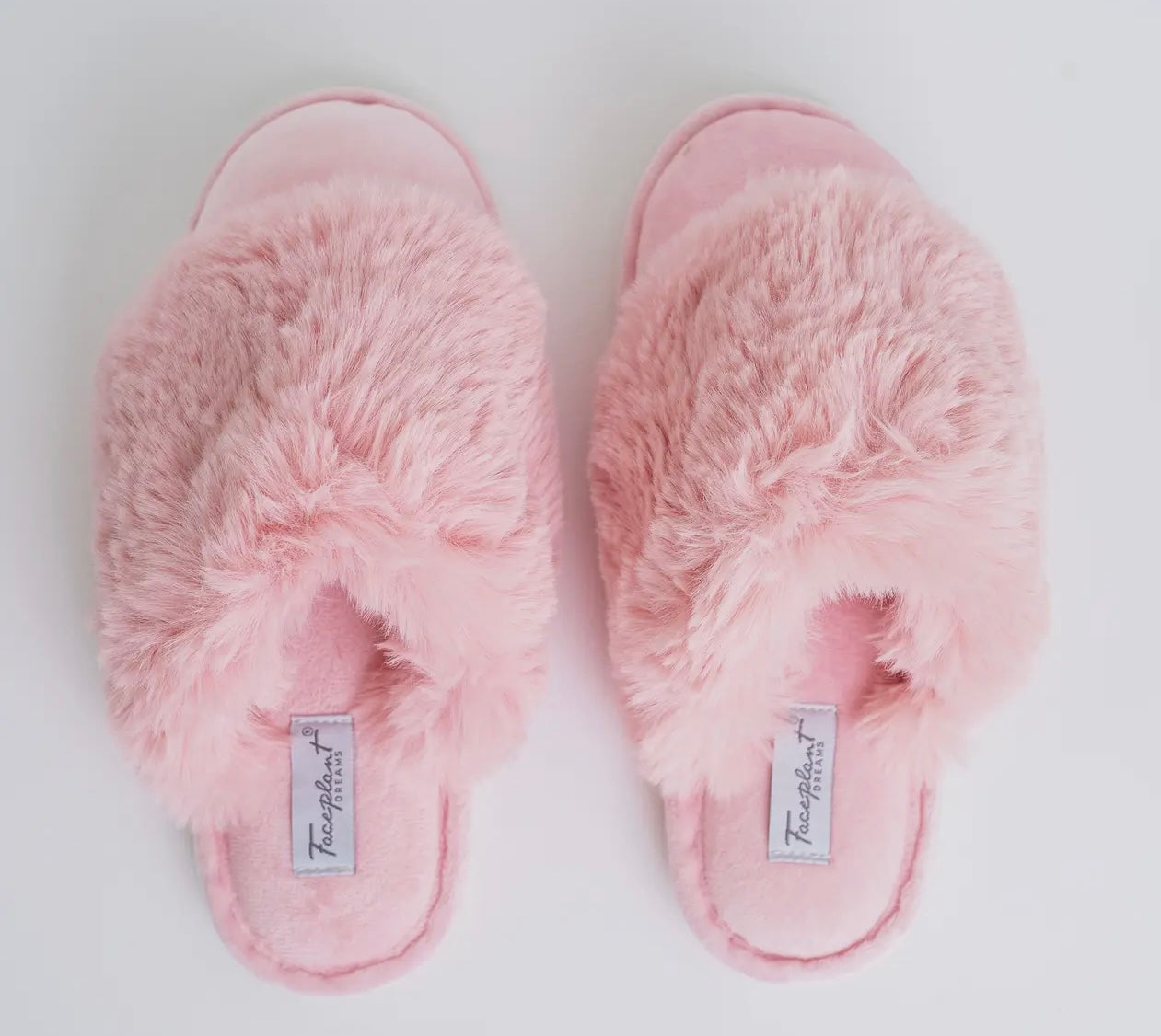Faceplant Furry Slippers