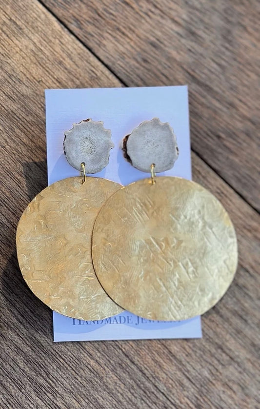 Lg. Disc Earrings