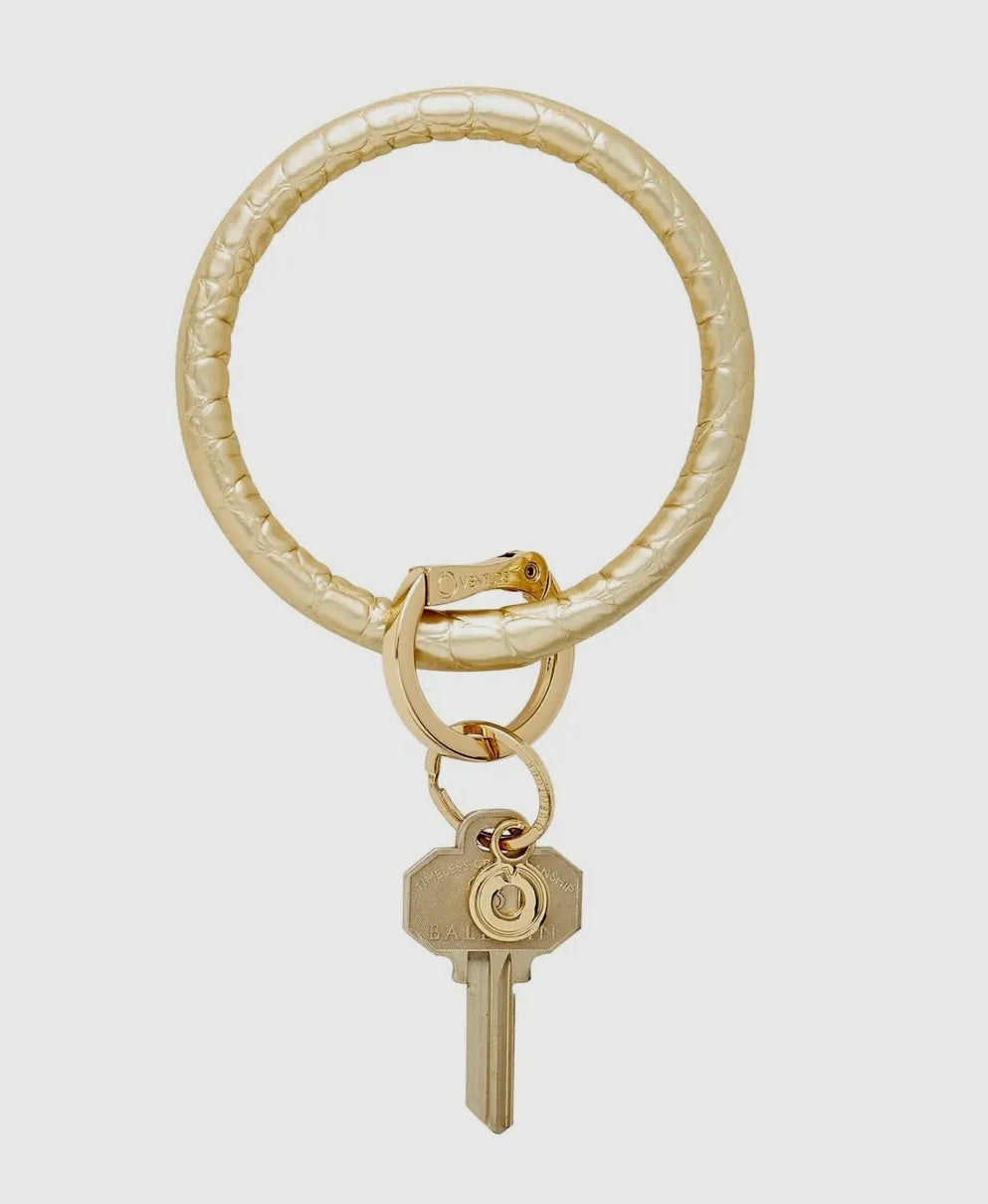 Leather Big O® Key Ring