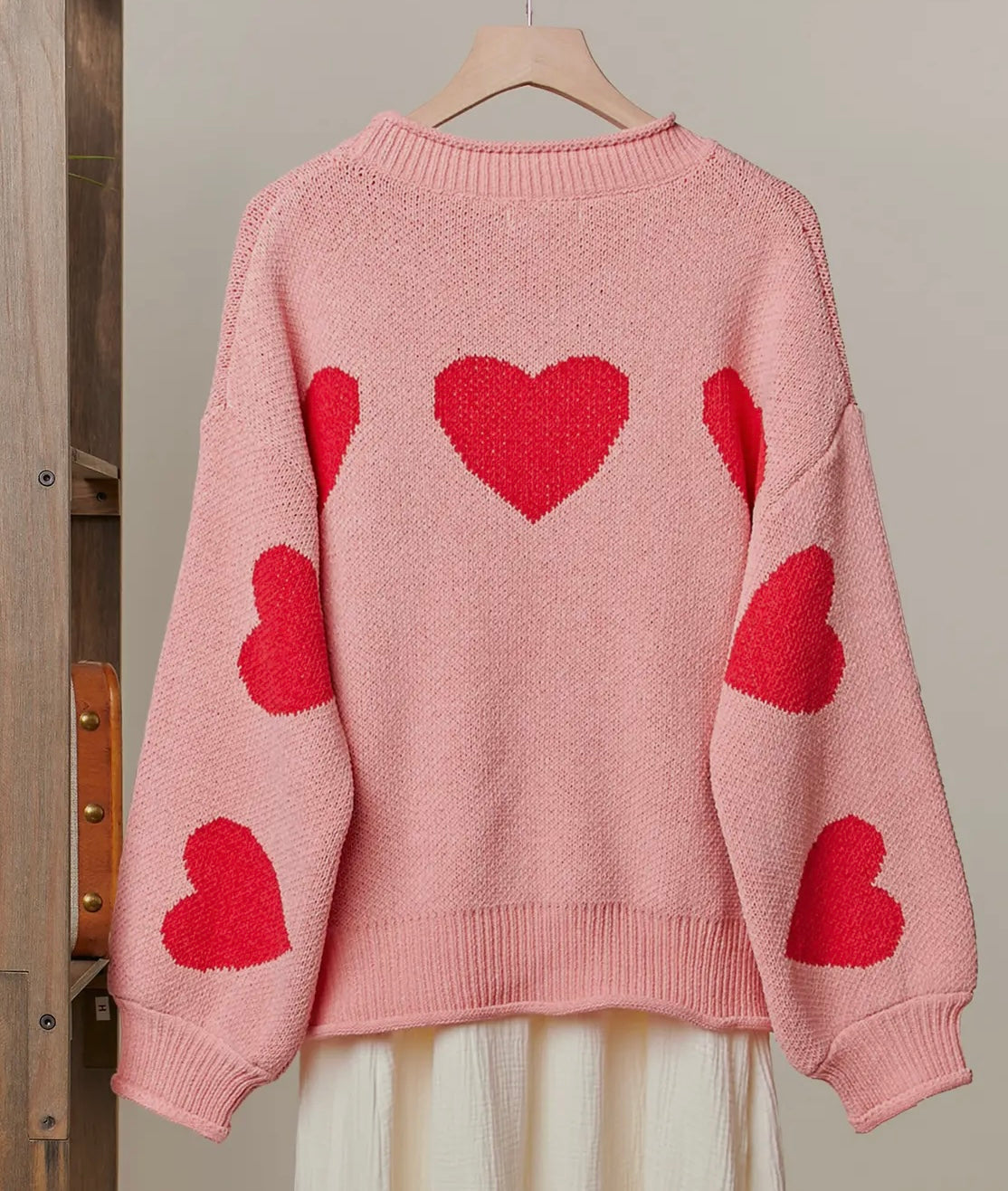 Hearts All Around Sweater