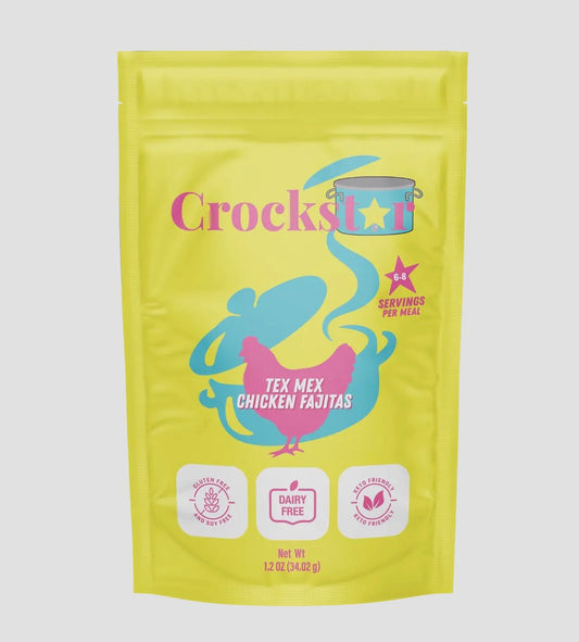 Crockstar Tex Mex Chicken Fajitas