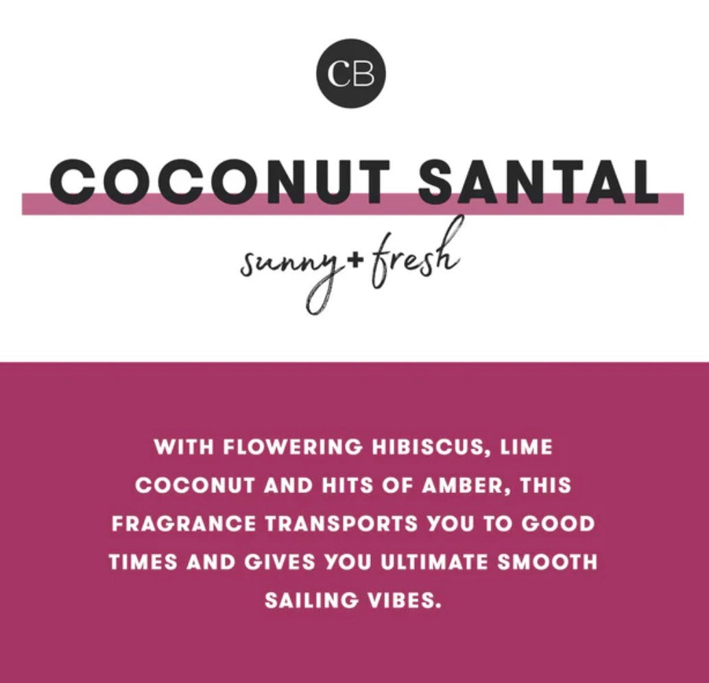 Coconut Santal Marble Signature Candle