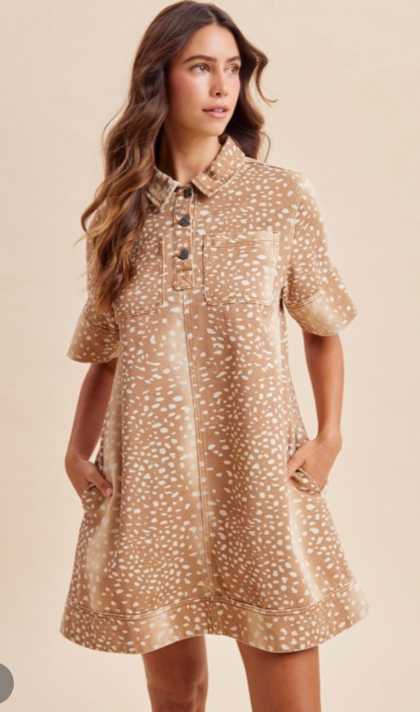 Denim Fawn Dress