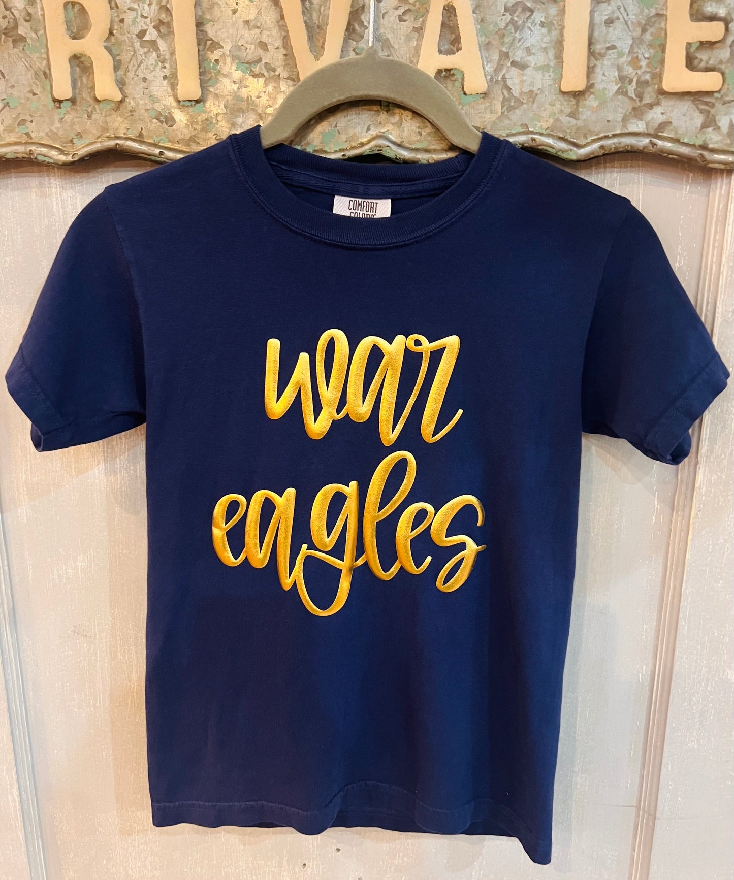 Youth Metallic War Eagle Tee